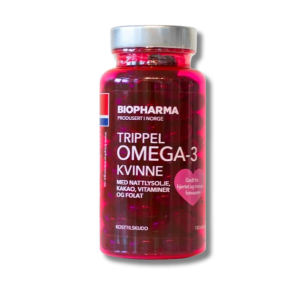 TRIPPEL OMEGA 3 Kvinne Kakao
